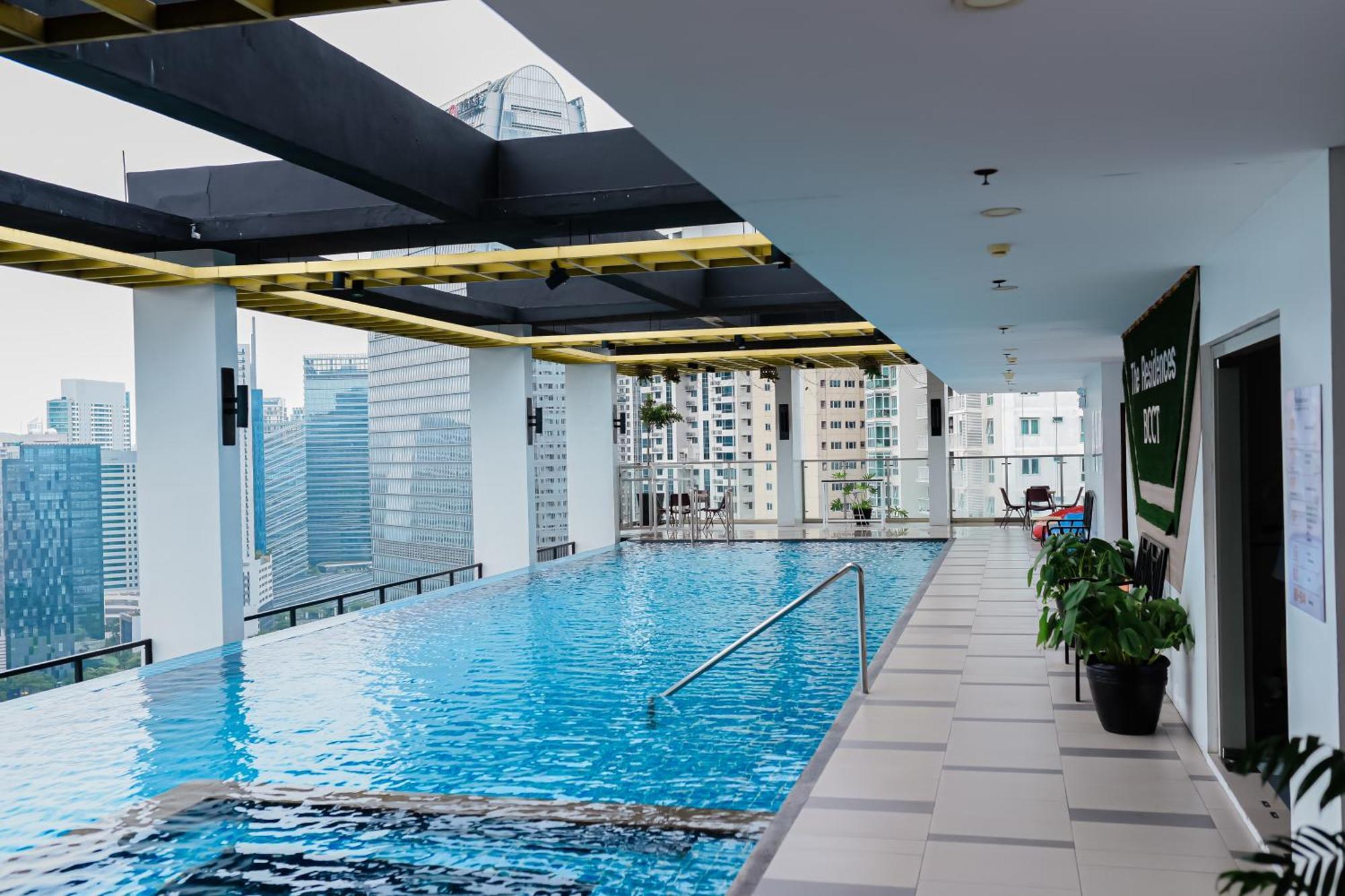 Luxe Suite At Bcct - Bgc'S Prime Studio - Gym, Infinity Pool With Breathtaking Skyline View Taguig Exteriör bild